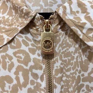 MICHAEL Michael Kors Beige and White Casual Shirt
